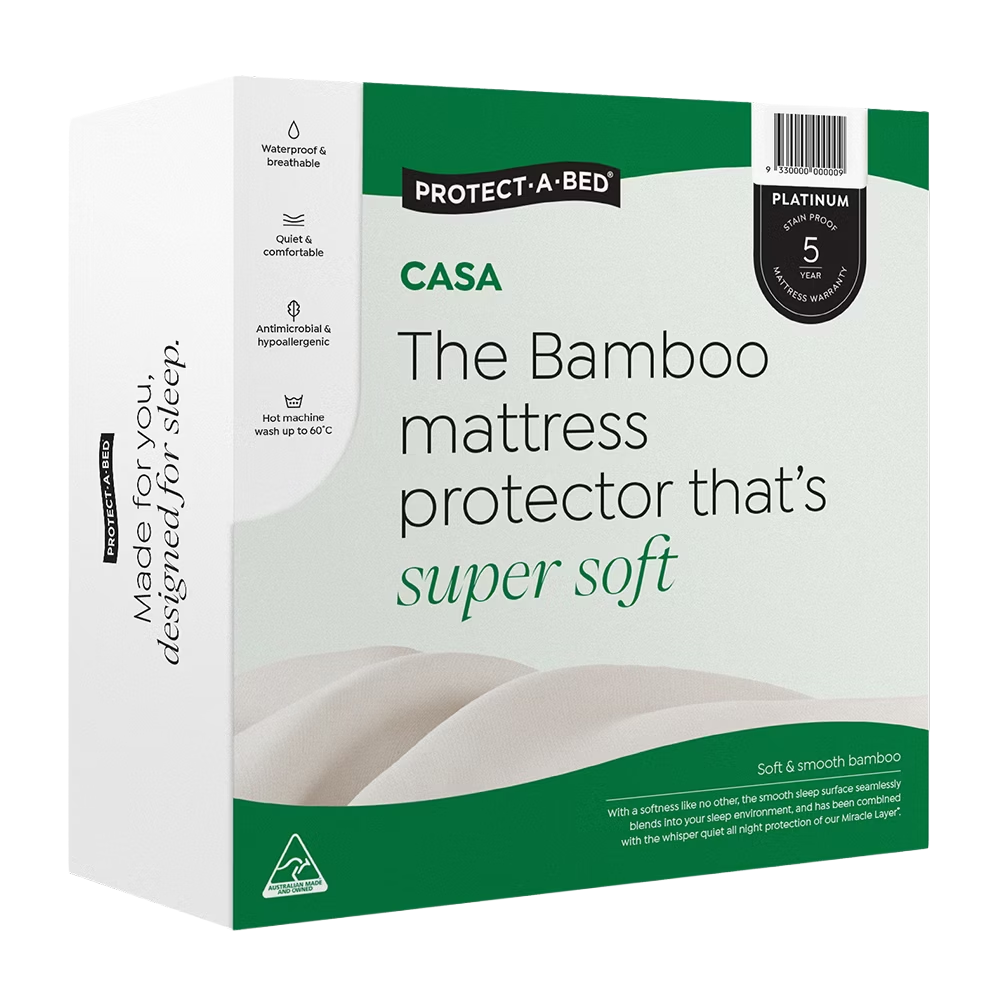 Protect-A-Bed Super Soft Bamboo Jersey Fitted Waterproof Mattress Protector Thumbnail