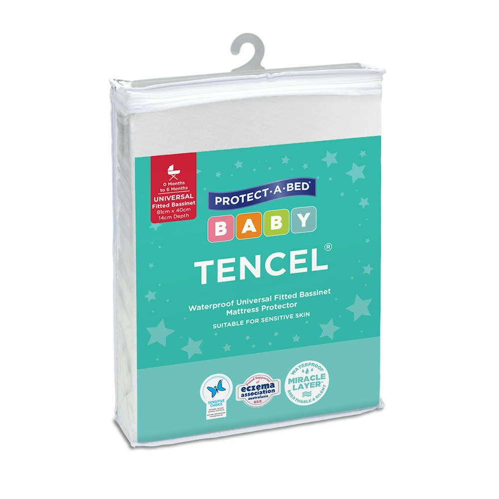 Protect A Bed Tencel Fitted Bassinet Mattress Protector Universal