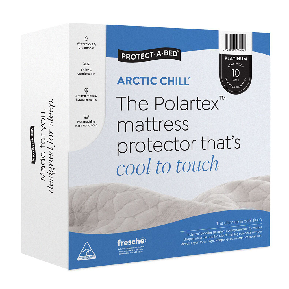 Protect A Bed Ultra Cool Arctic Chill Fitted Waterproof Mattress Protector