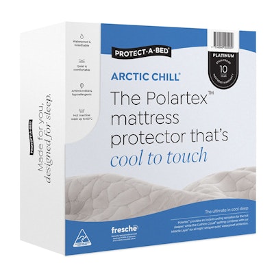 Protect-A-Bed Ultra Cool Artic Chill Fitted Mattress Protector Packaging