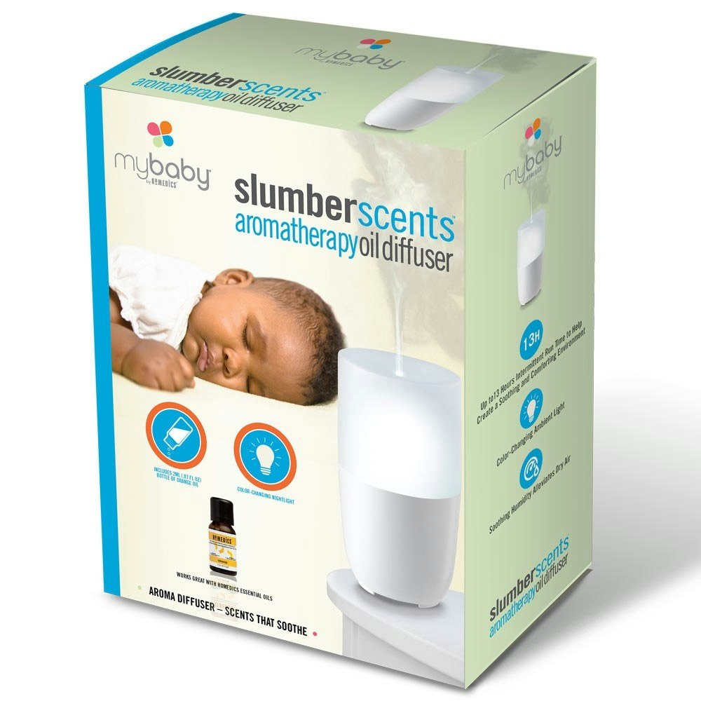 Homedics mybaby Slumber Scents Aroma Diffuser Packaging