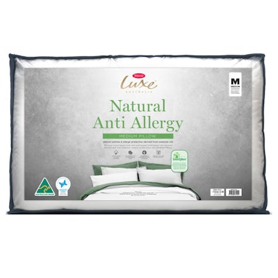 Tontine Luxe Natural Anti Allergy Pillow Medium Packaging