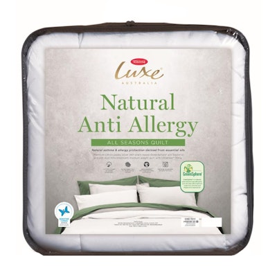Tontine Luxe Natural Anti Allergy All Seasons Quilt Packaging