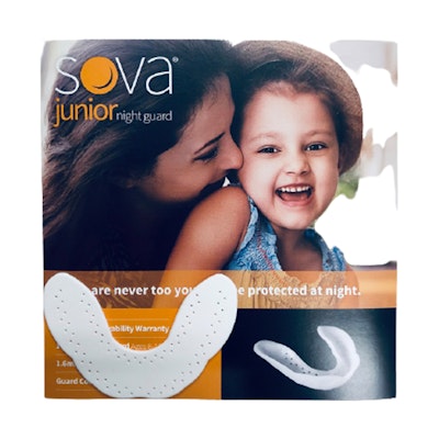 SOVA Junior Teeth Grinding Dental Mouth Guard Packaging