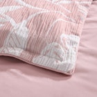 Renee Taylor Palm Tree Jacquard Quilt Cover Set Clay 5