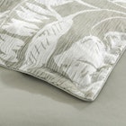 Renee Taylor Palm Tree Jacquard Quilt Cover Set Sage Green 6