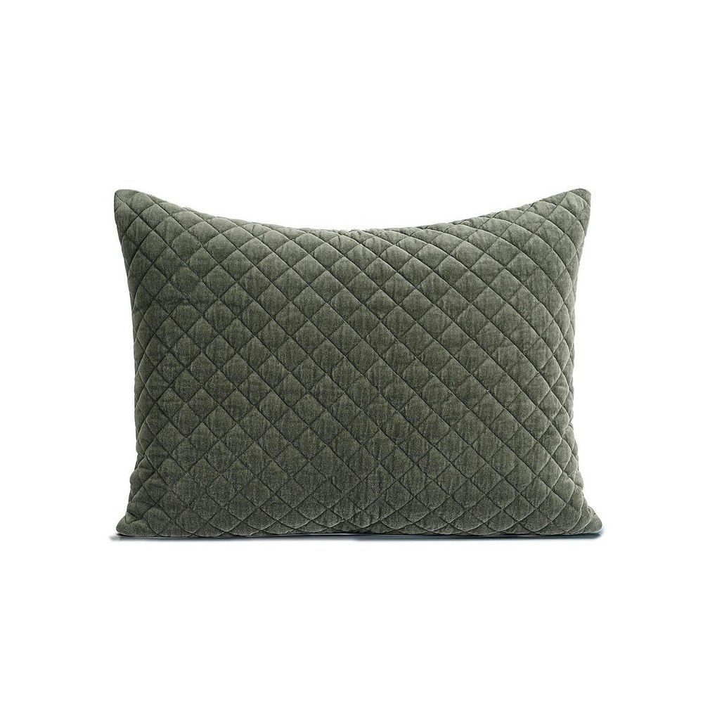 Park Avenue Amalia Cotton Velvet Quilted Comforter Set Pillowcase