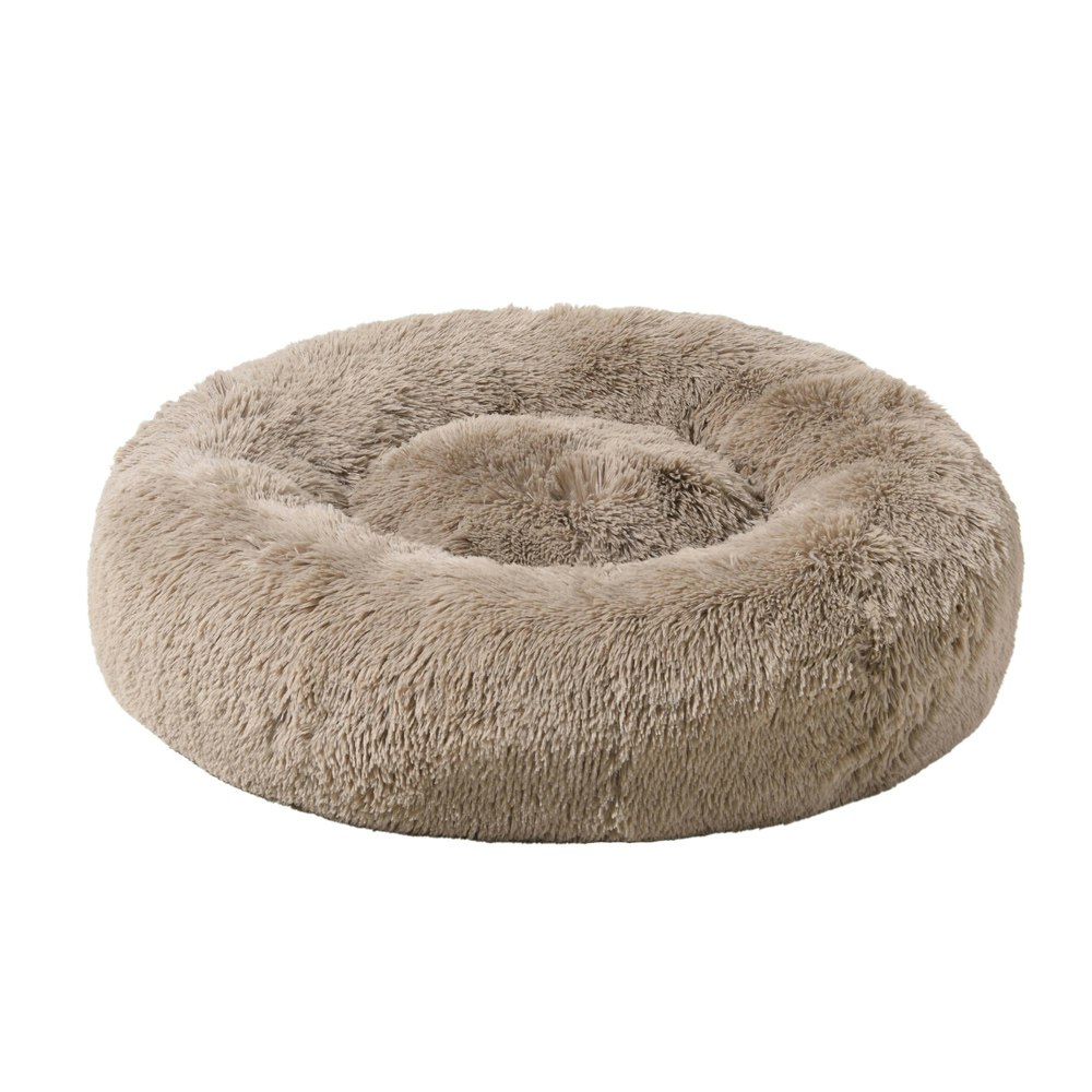 Paw Paws Non Slip Plush Faux Fur Pet Donut Bed