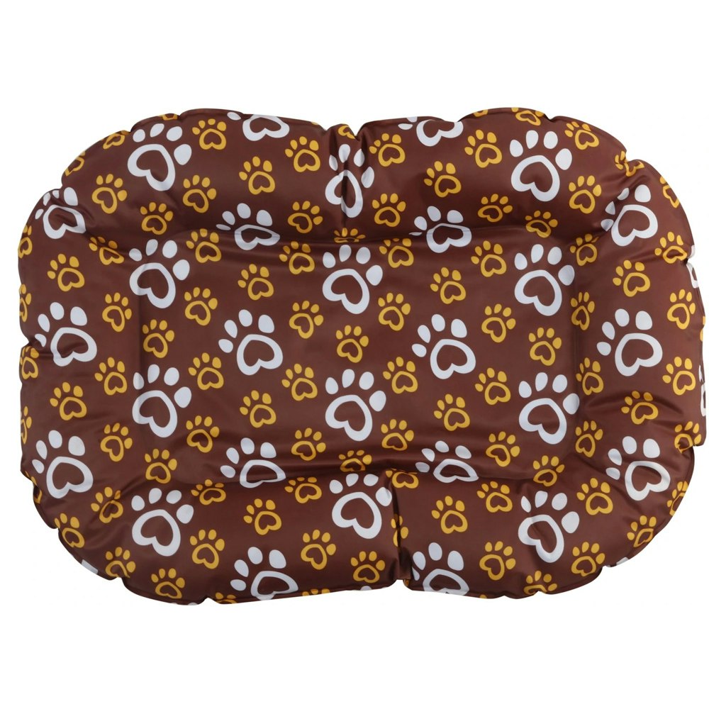 Charlie's Pet Pawtton Print Cooling Rectangular Bed