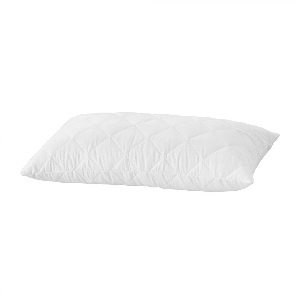 Mainstays Cotton Touch Zippered Pillow Protector, Standard/Queen, 2 Pack 