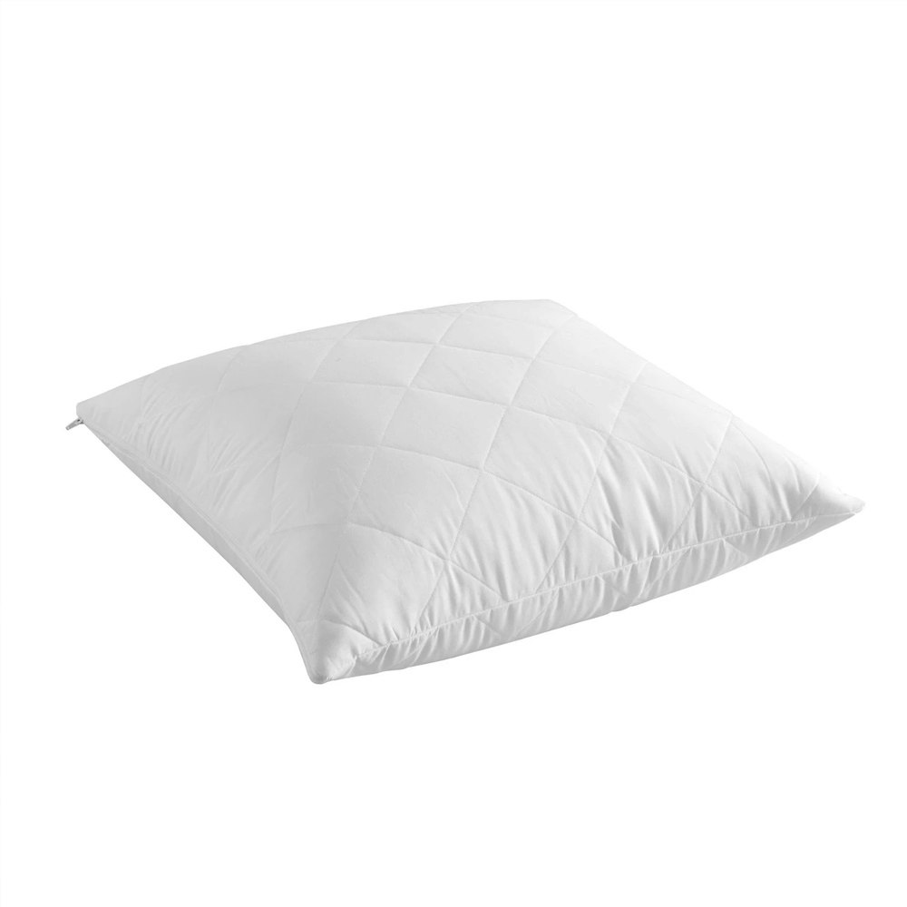 Cotton Cover Microfibre Filling Quilted European Pillow Protector