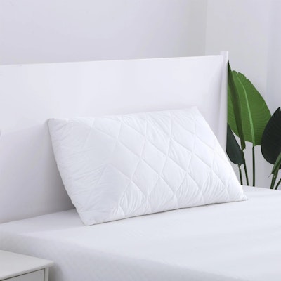 Cotton Cover Microfibre Filling Quilted Pillow Protector