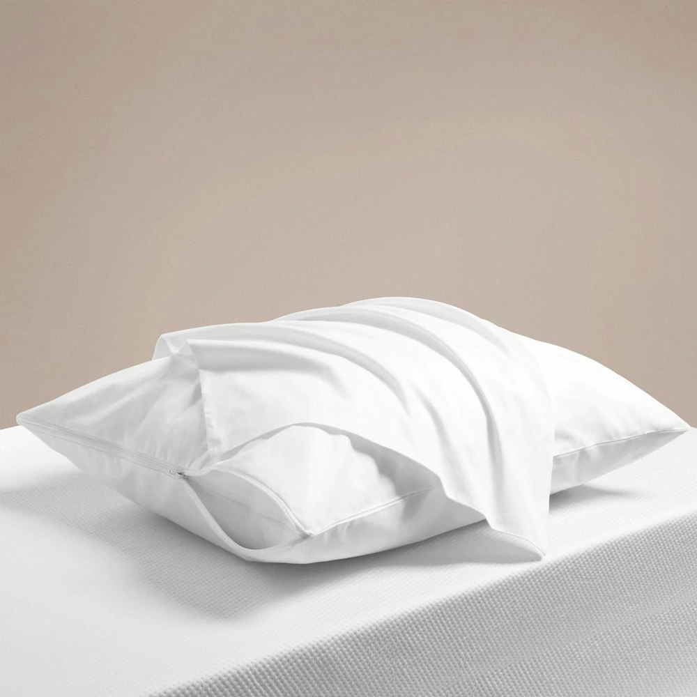Dreamaker 100% Cotton Standard Twin Pack Pillow Protector