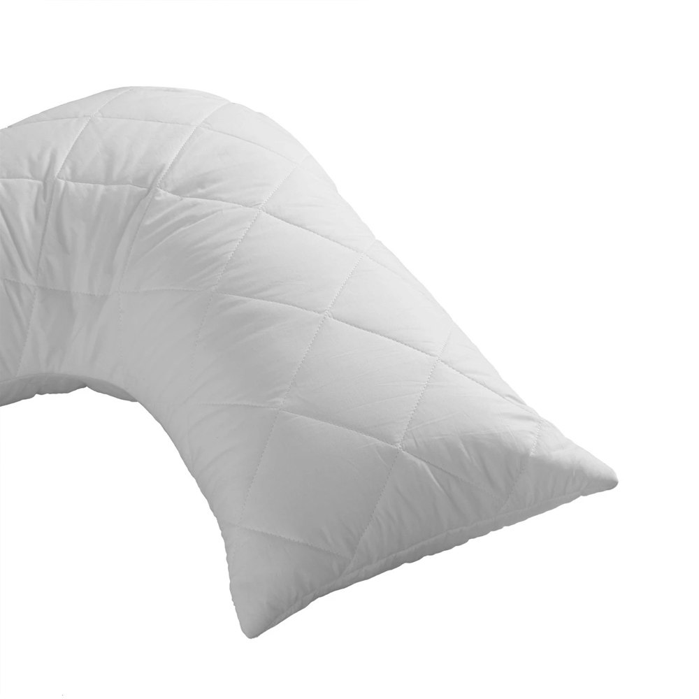 Cotton Cover Microfibre Filling Quilted King Pillow Protector