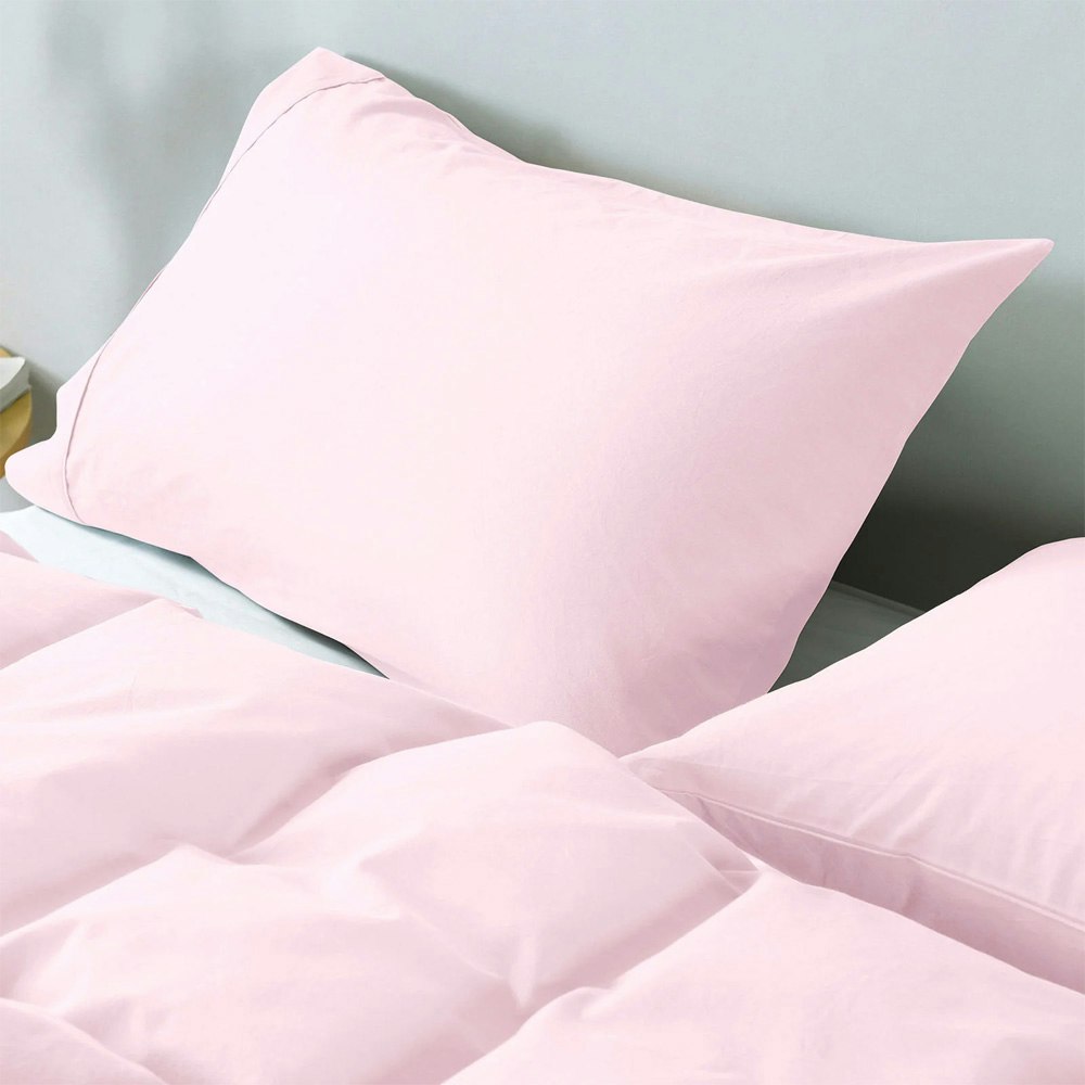 Royal Comfort 100% Jersey Cotton Quilt Cover Set Pink