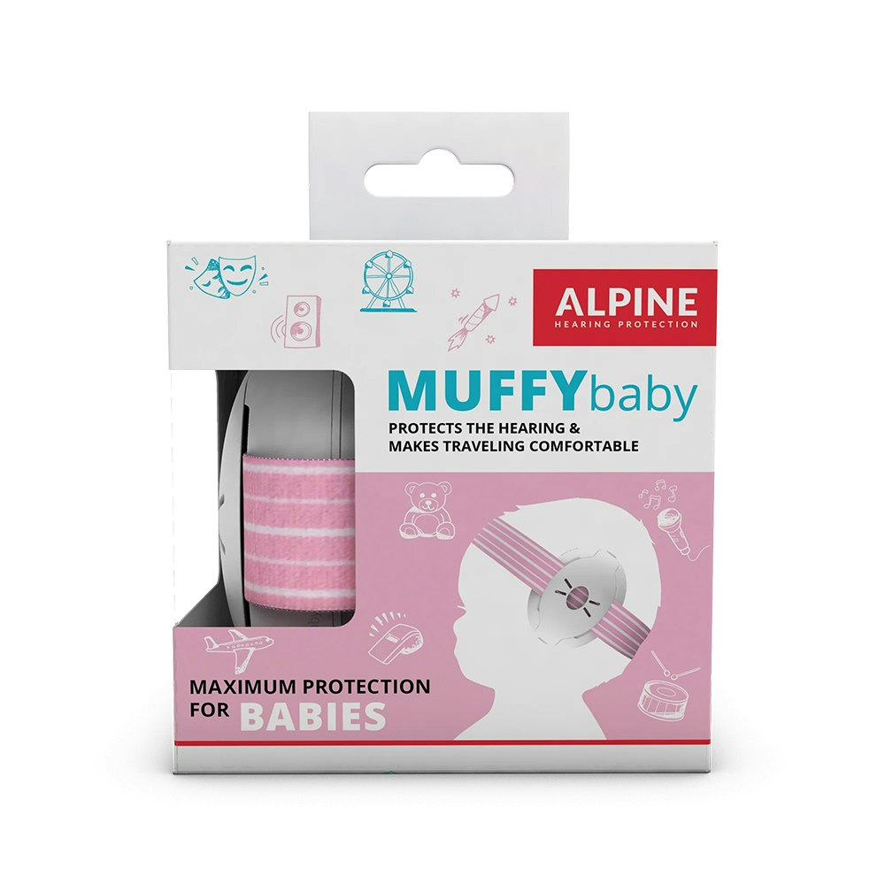 Alpine Muffy Baby Earmuffs Pink