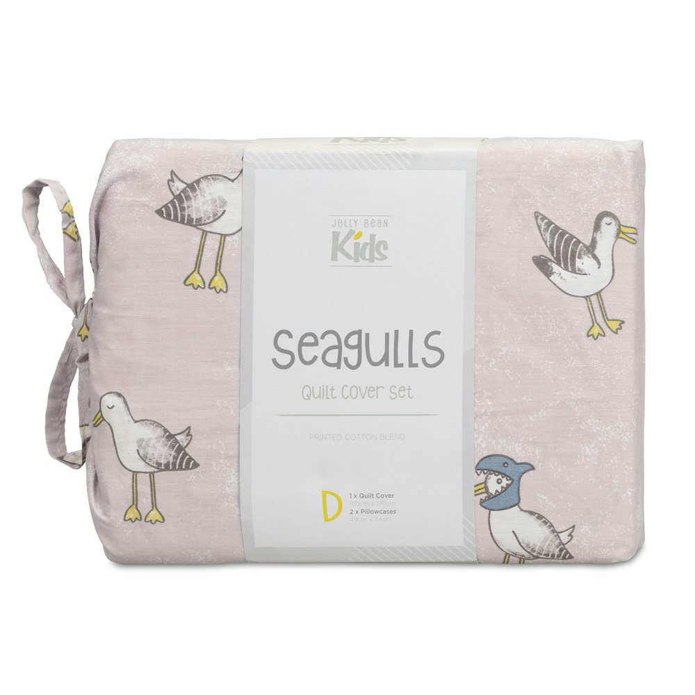 Jelly Bean Kids Seagulls Quilt Cover Set