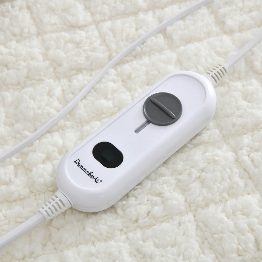 Dreamaker Pinsonic Sherpa Fleece Electric Blanket