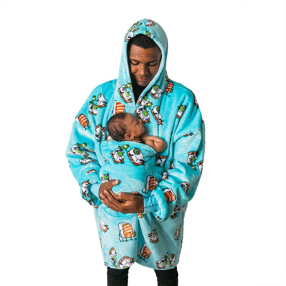 Uggowear Pouch Pocket Hoodie Wassup'b Teal 2