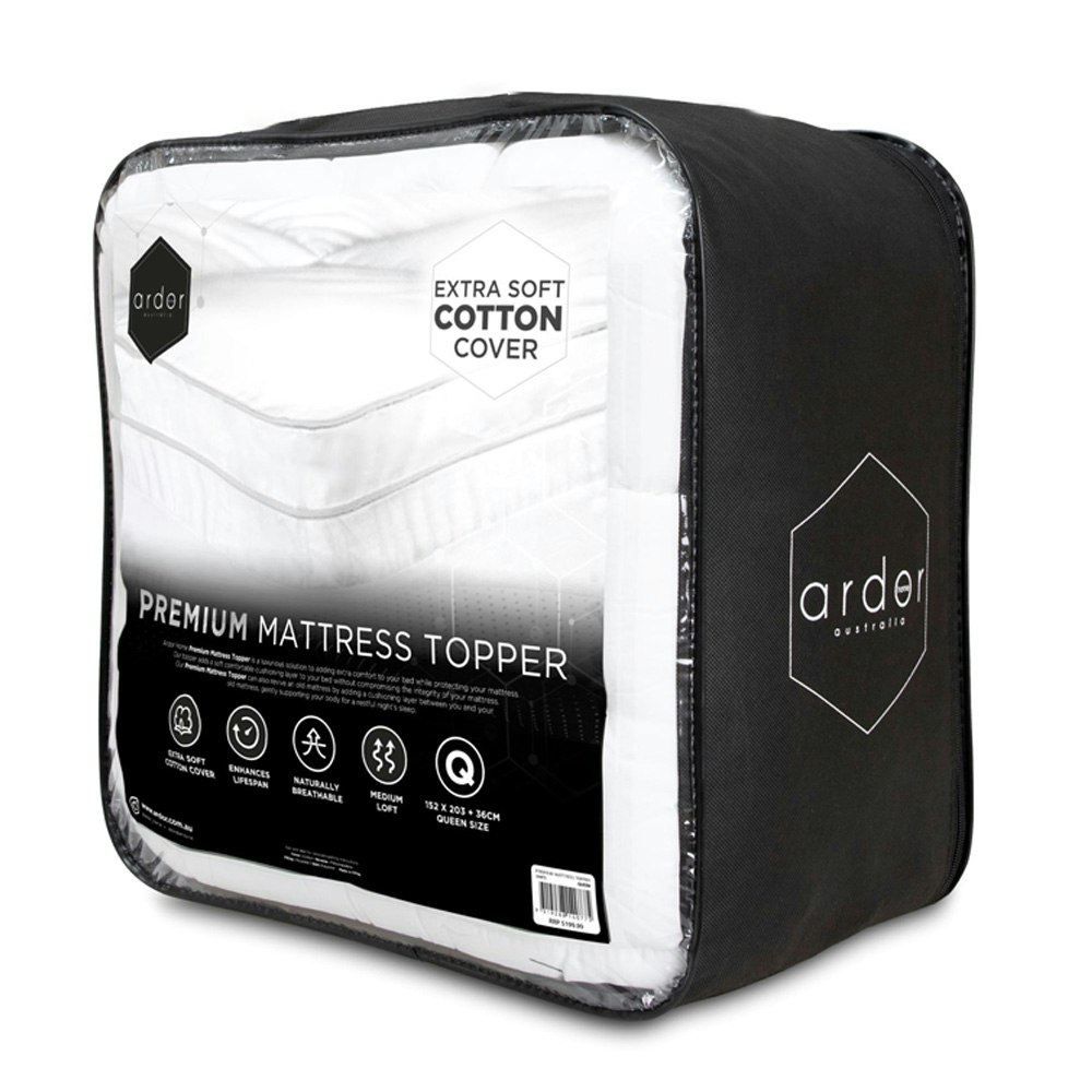 Ardor Premium 500gsm Mattress Topper Packaging
