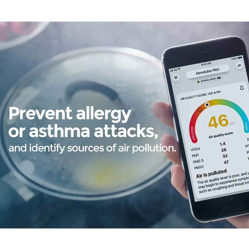 Atmotube PRO prevents allergy