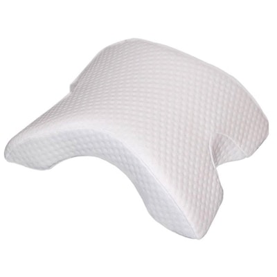 SleepLabs Arm Arch Contoured Memory Foam Pillow with Pillowcase