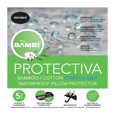 Bambi Protectiva Waterproof Stretch Knit Pillow Protector Thumbnail