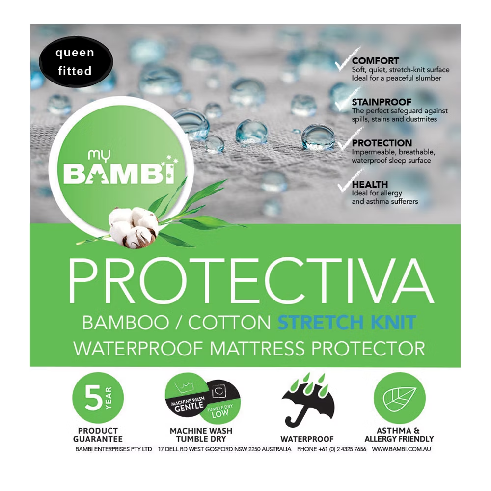 Bambi Protectiva Waterproof Stretch Knit Mattress Protector Thumbnail