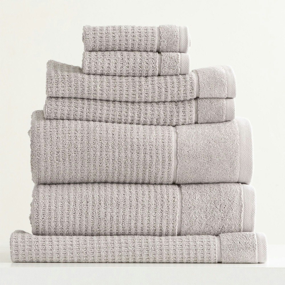 Renee Taylor Cambridge Textured Cotton Bath Towels Pumice Stone