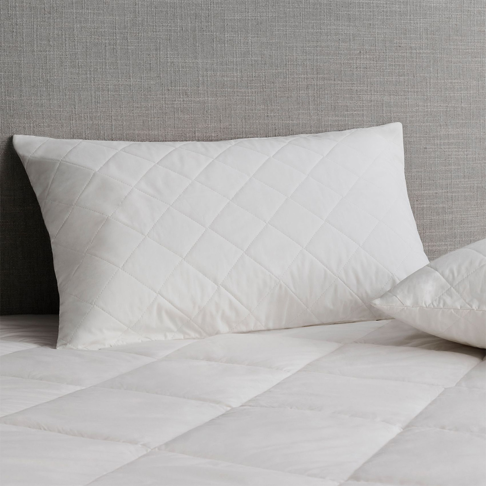 Slumber Suite Quilted Pillow Protector White 50 x 75cm 
