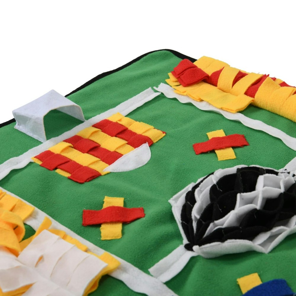Charlie's Retro Soccer Snuffle Mat