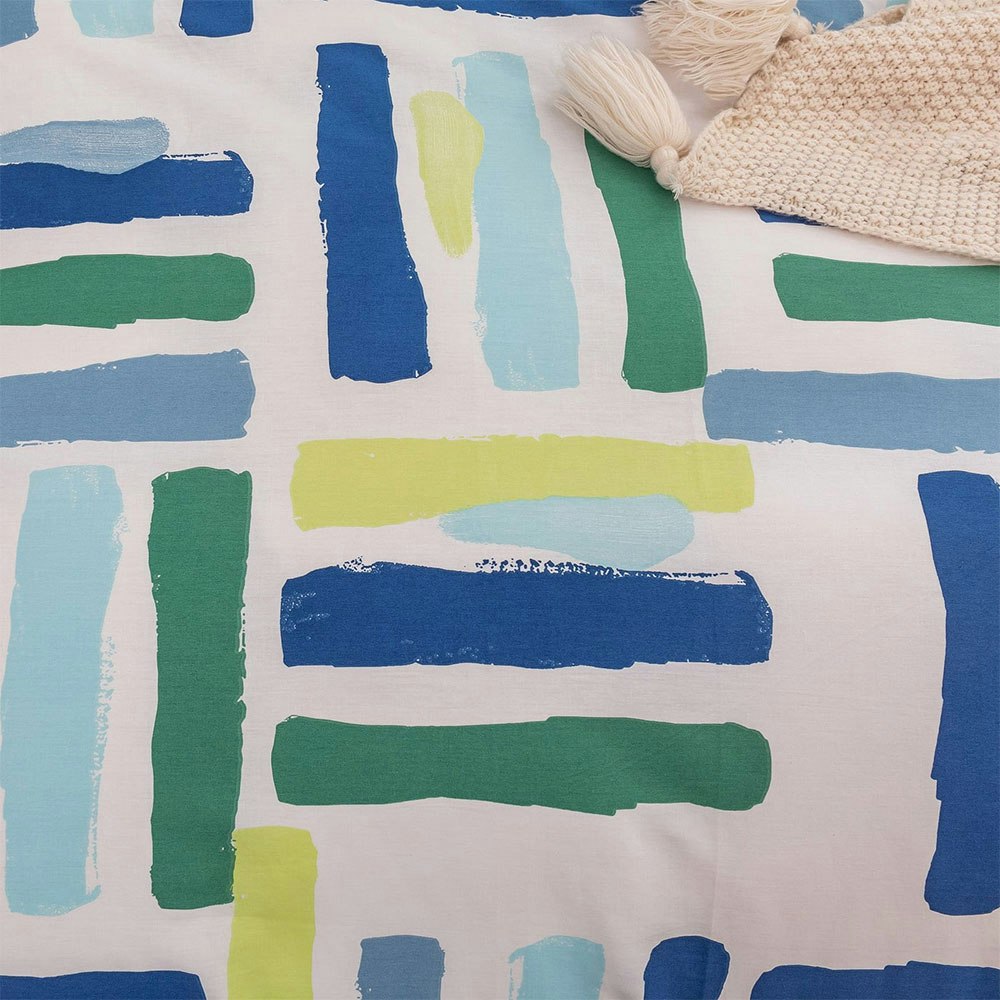 Dreamaker Rio Stripes 100% Cotton Reversible Quilt Cover Set 5