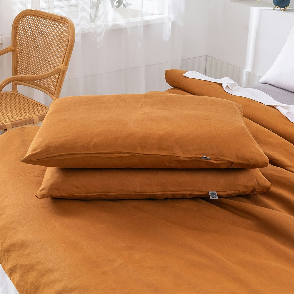 Natural Home Vintaged Hemp Quilt Cover Set