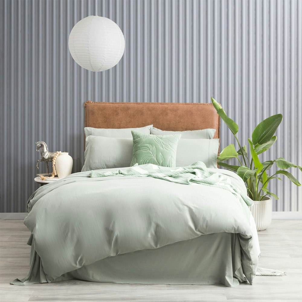 Ddecor Home Ultra Plush Vintage Washed Microfiber Quilt Cover Set