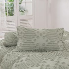 Dreamaker Fletcher Ultrafine Tufted Chenille Quilt Cover Set 4