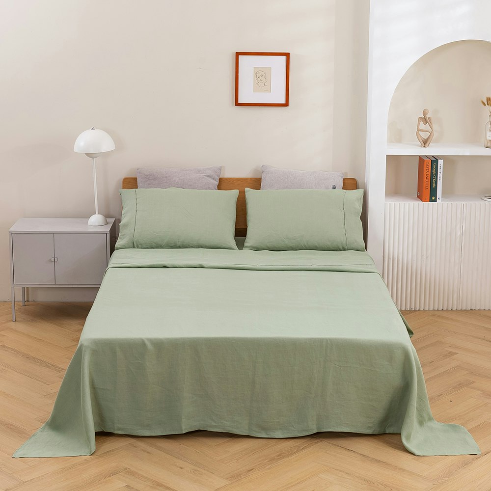 Natural Home Vintaged Hemp Sheet Set