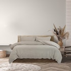 Algodon Ranch Cotton Waffle Quilt Cover Set Sand