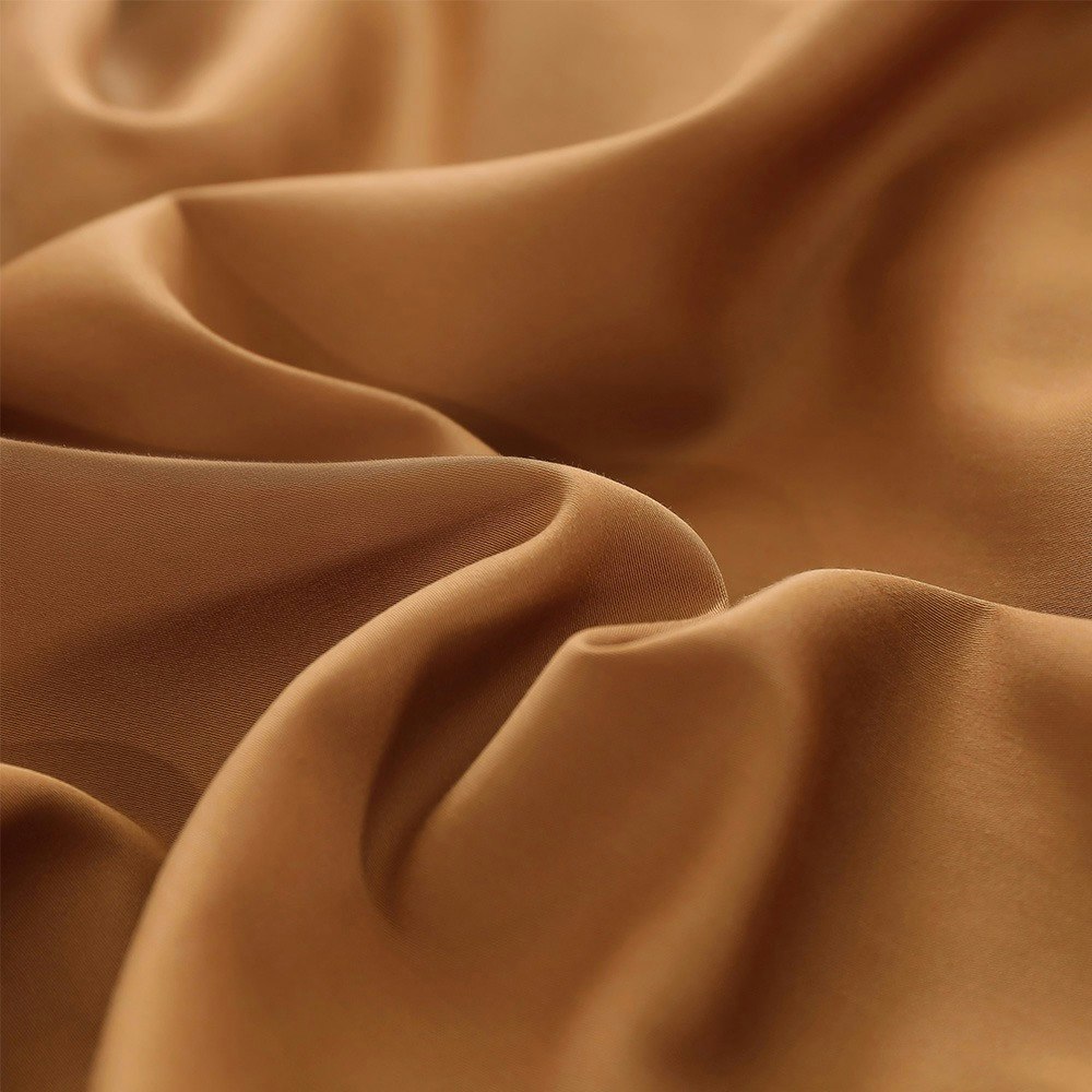 Serene 400TC Bamboo Cotton Blend Sateen Sheet Set Rust