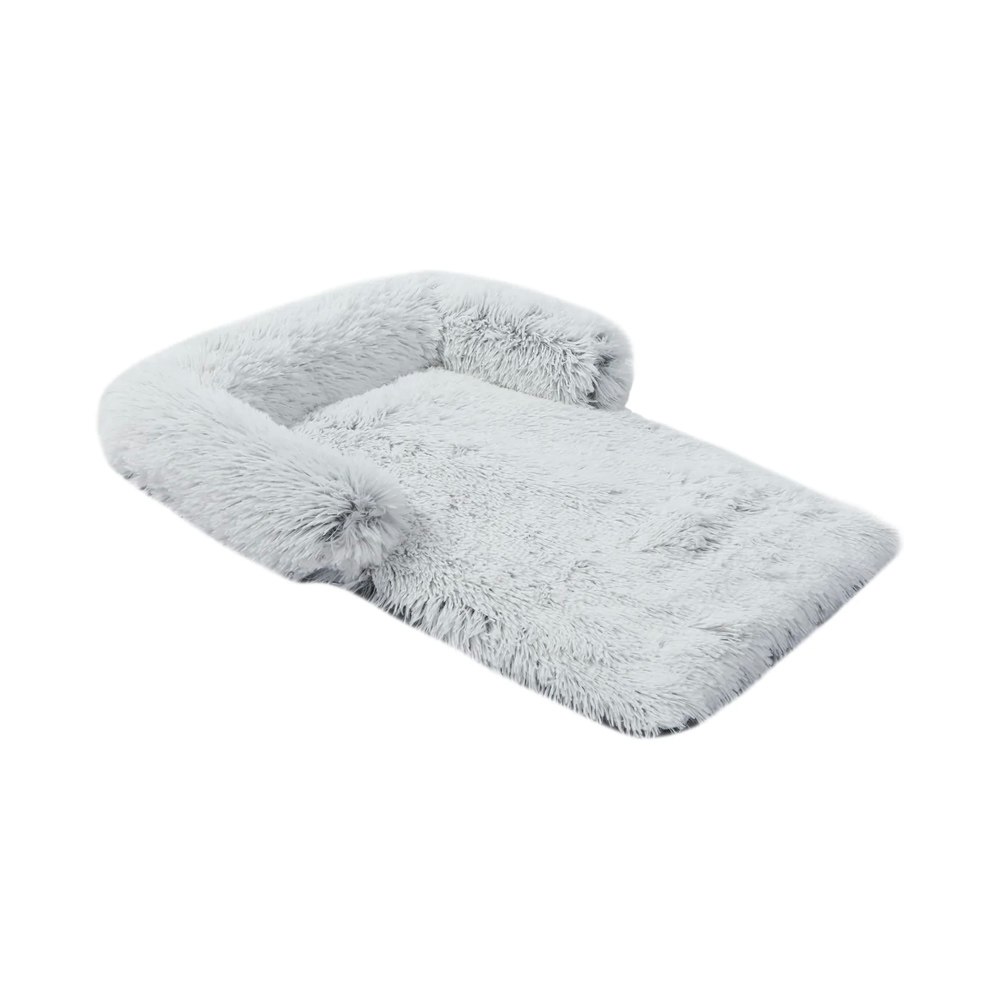 Charlie's Shaggy Faux Fur Bolster Sofa Protector Pet Bed