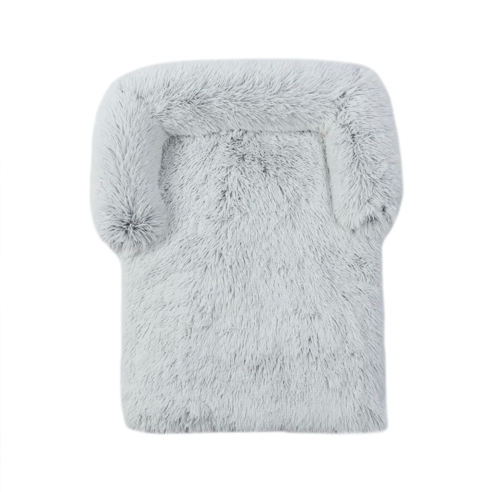 Charlie's Shaggy Faux Fur Bolster Sofa Protector Pet Bed