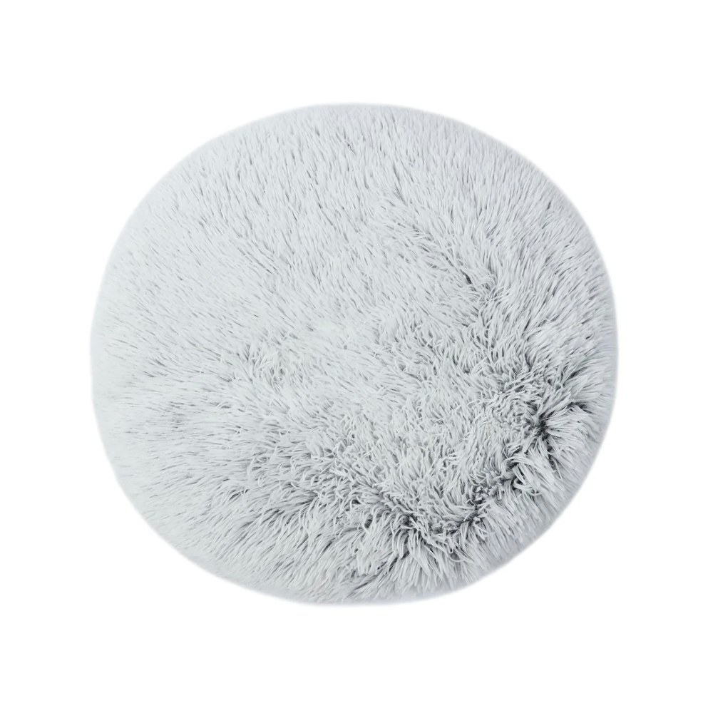 Charlie's Shaggy Faux Fur Round Padded Lounge Mat