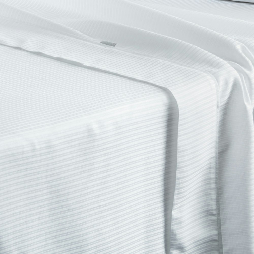 Sheridan Albrite 300 Thread Count White Cotton Sheet Set Close Up