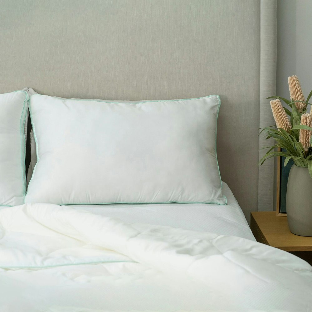 Protect-A-Bed Signature Tencel Fibre Fill Pillow Lifestyle Shot 1
