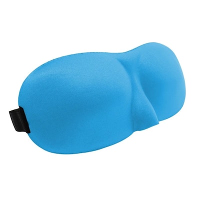 Travel Easy Contoured Aqua Blue Sleep Mask front
