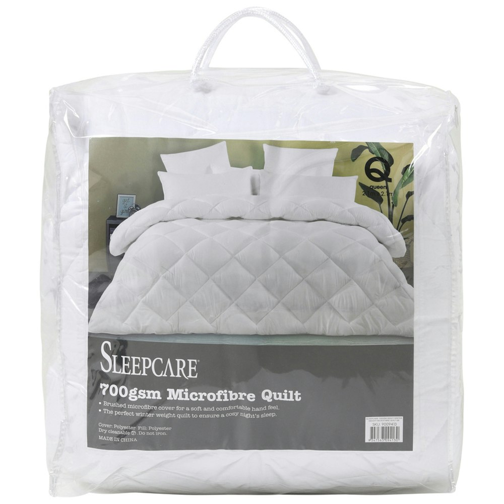 Sleepcare 700GSM Winterweight Microfibre Quilt