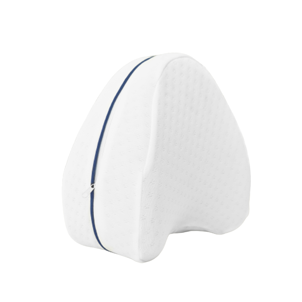 SleepLabs Orthopedic Tappered Memory Foam Leg Pillow Front
