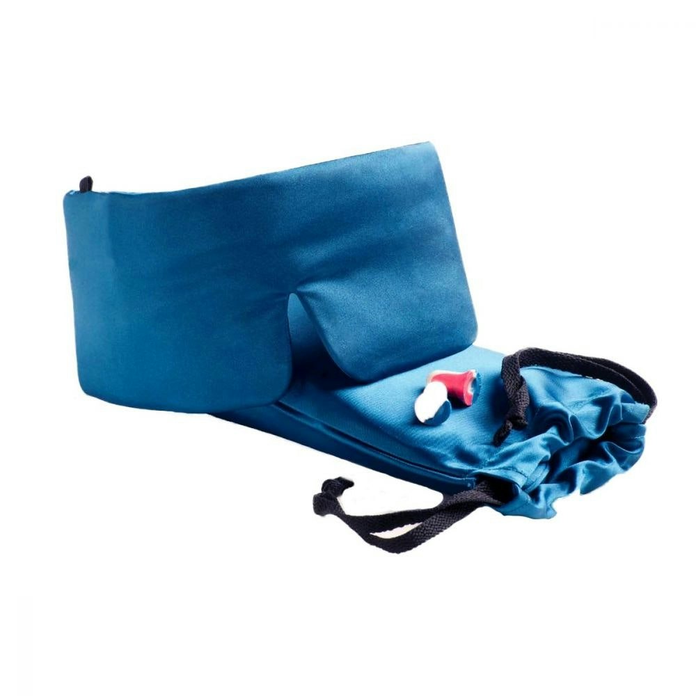 Sleep Master Sleep Mask With Earplugs-Deluxe with pouch