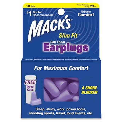 Mack's Safe Sound Slim Fit Soft Foam Ear Plugs