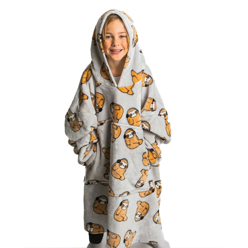 UGGOWEAR Giant Hoodie Slothify Grey Kids