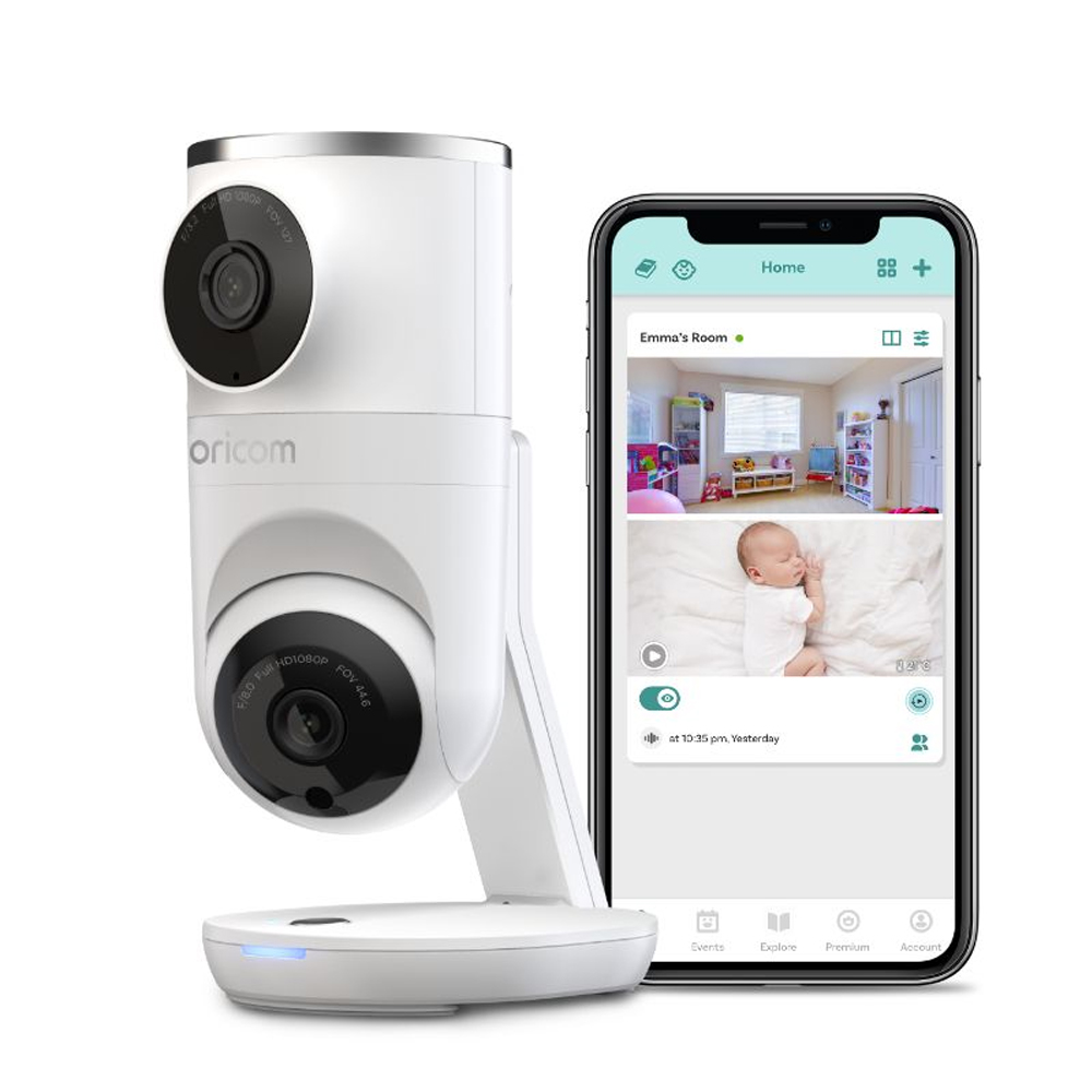 Twin camera baby fashion monitor